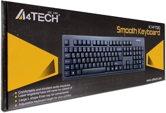 A4 Tech KM-720 Kablolu Türkçe Q Klavye