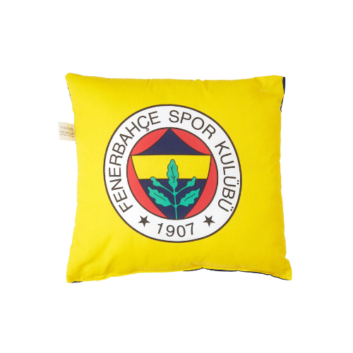 Taç Lisanslı Fenerbahçe 1907 Logolu Kırlent 40x40 cm