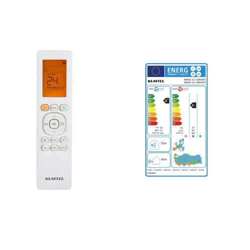 Kumtel Matsu KMSAC-12 A++ 12000 BTU Inverter Duvar Tipi Klima