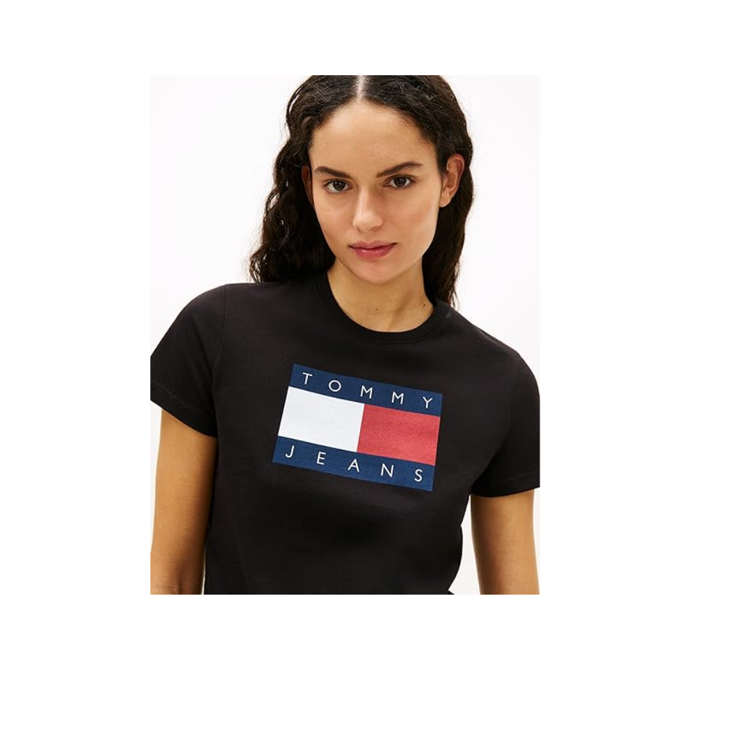 Tommy Hilfiger TJW REG TJ FLAG SS TEE Tişört Kadın