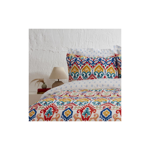 Karaca Home Sarah Anderson Lionel Çift Kişilik Nevresim Takımı Mavi