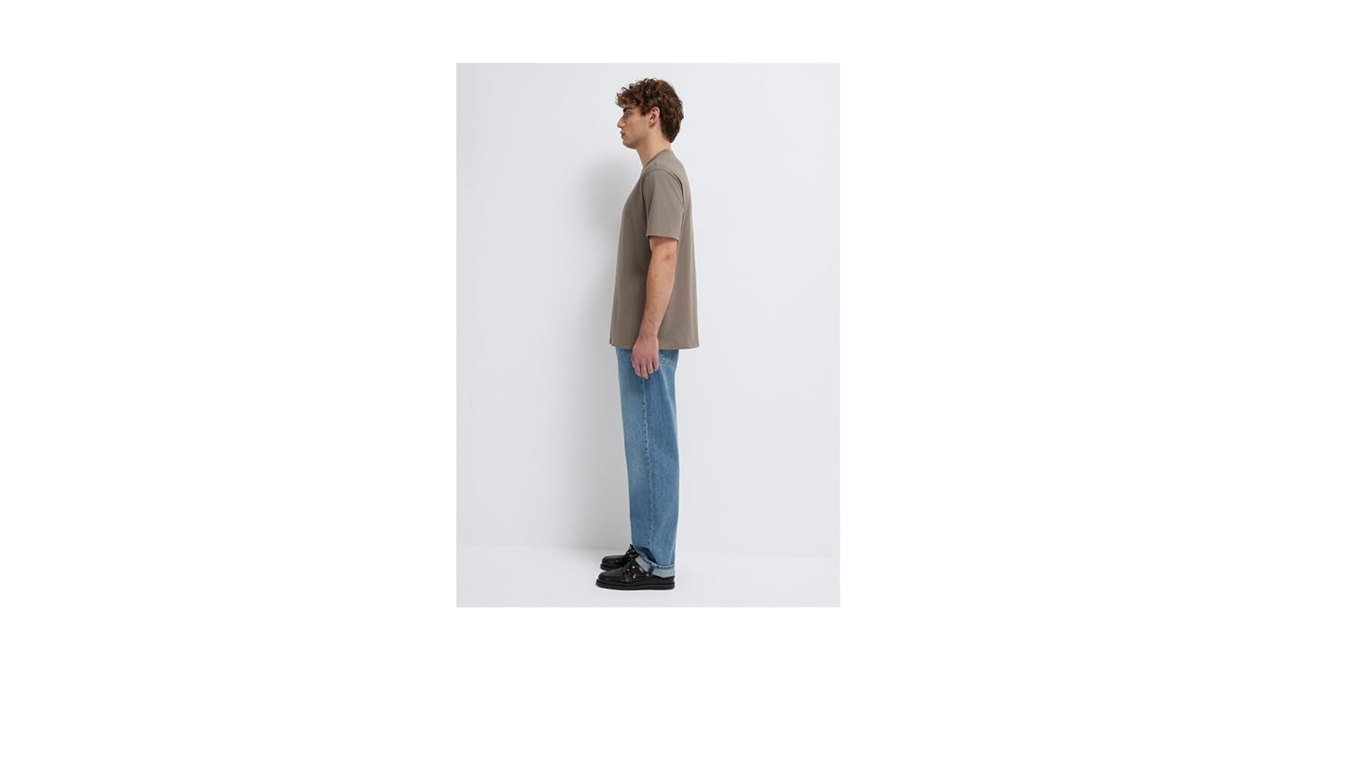Mor Basic Tişört Loose Fit/Bol Rahat Kesim 066249-70670