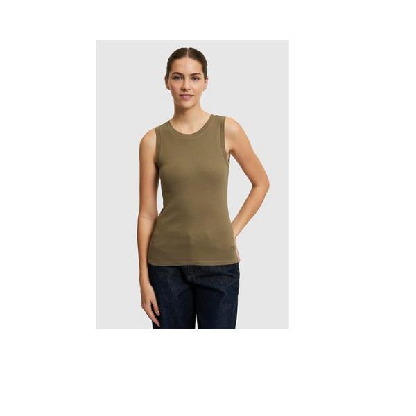 U.S. Polo Assn. Kadın Haki Tişört Basic 50323534-VR027