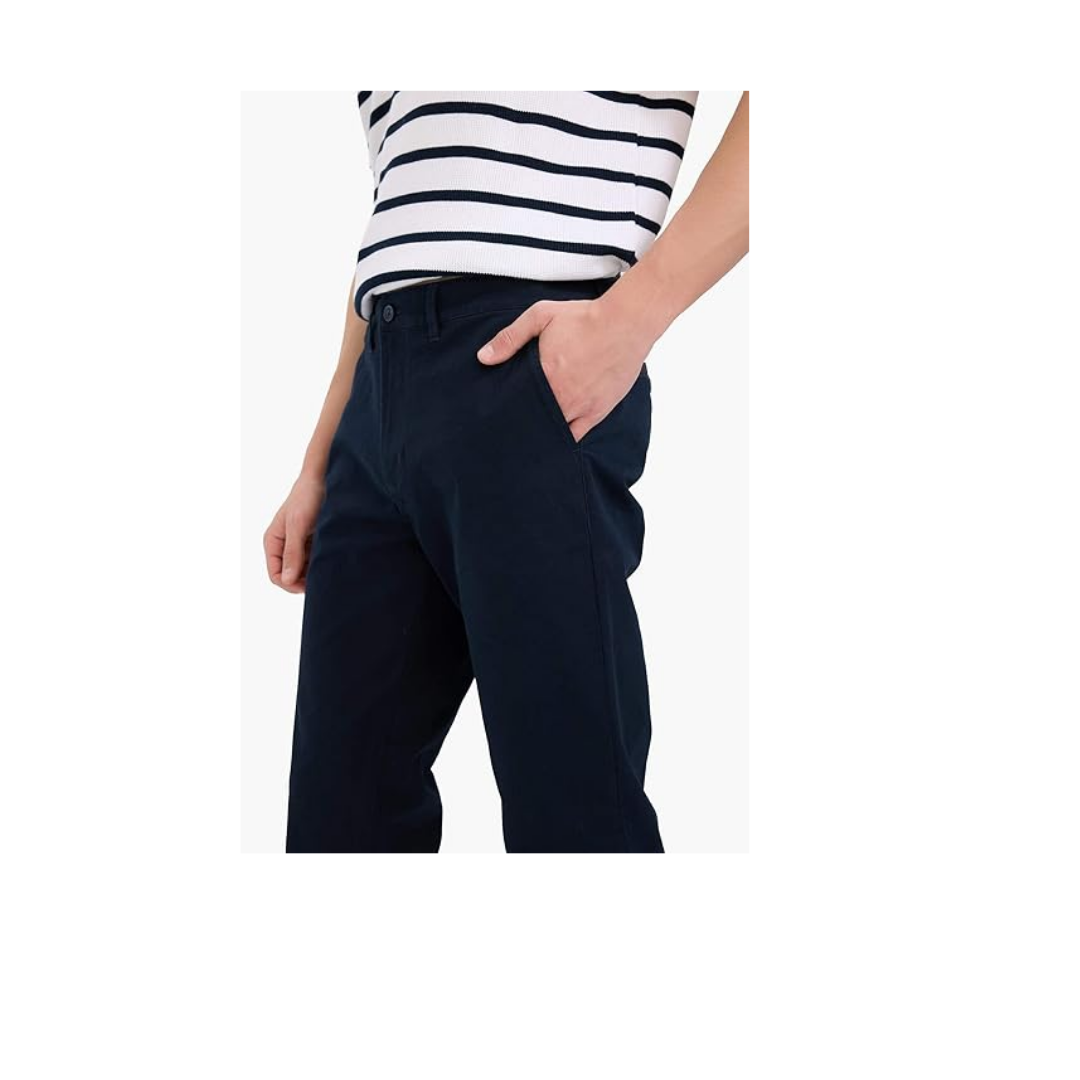 DeFacto Regular Fit Normal Kesim Cepli Düz Paça Chino Pantolon