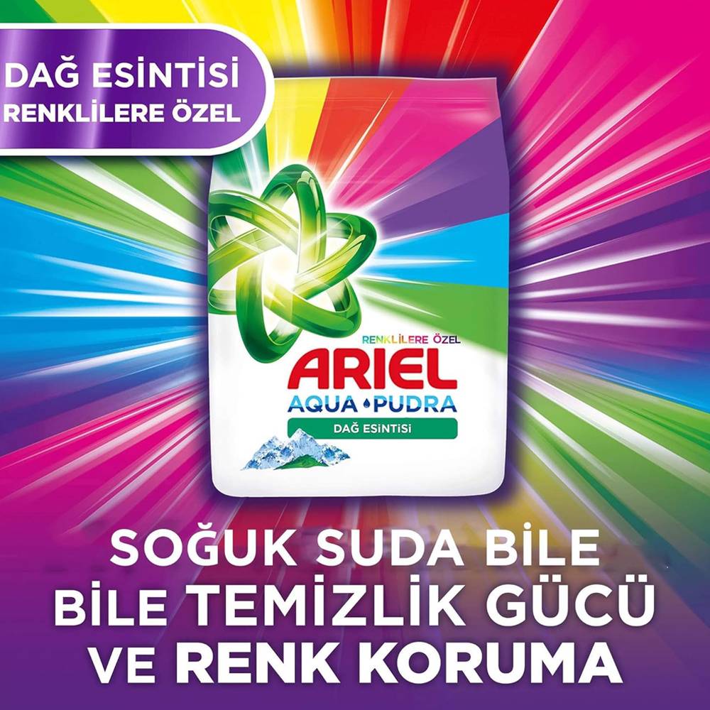 Ariel Dağ Esintisi Renklilere Özel Çamaşır Deterjanı 7 Kg 46 Yıkama