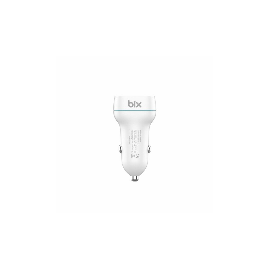Bix BX-CCP36WT 36W QC 3.0 USB PD Araç İçi Hızlı Şarj Adaptörü Beyaz