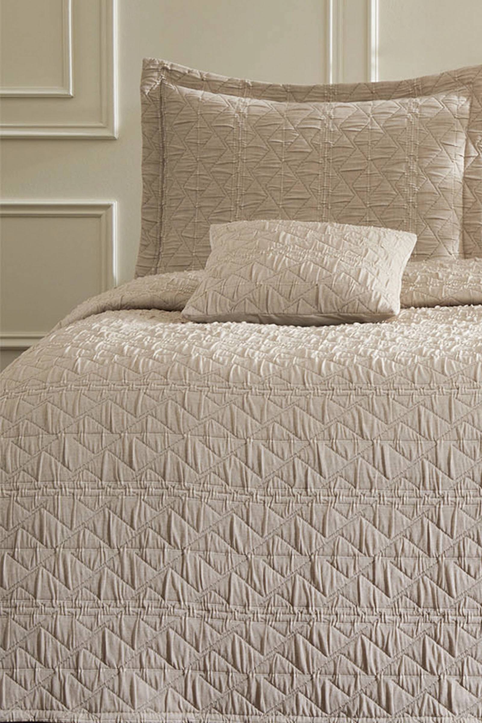 Özdilek Rain Çift Kişilik Yatak Örtüsü(Bej)