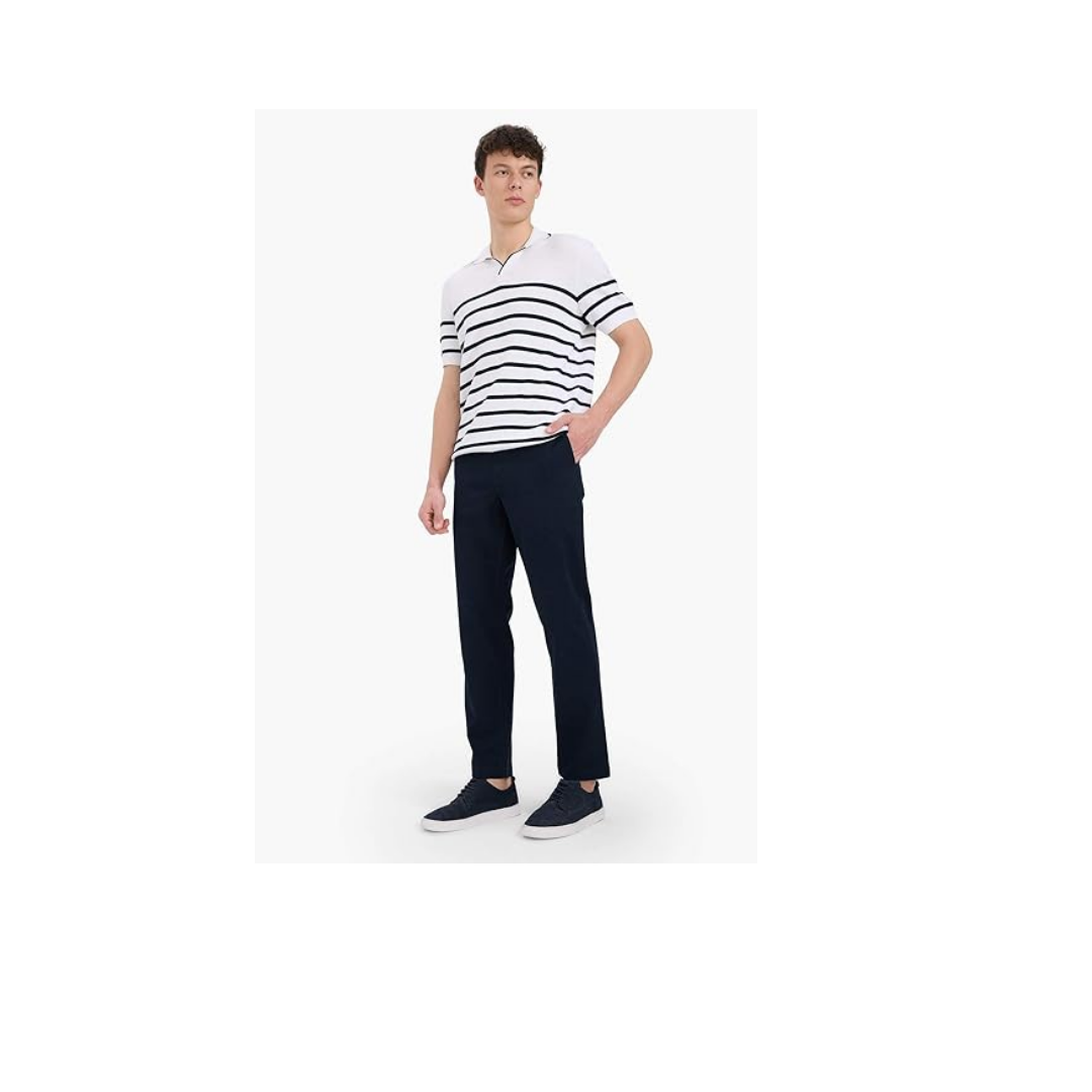 DeFacto Regular Fit Normal Kesim Cepli Düz Paça Chino Pantolon