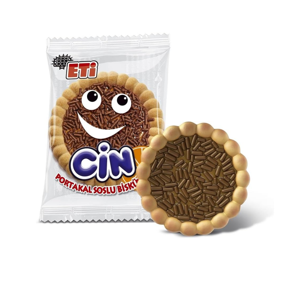 Eti Cin Portakallı Bisküvi 25 g x 36 Adet