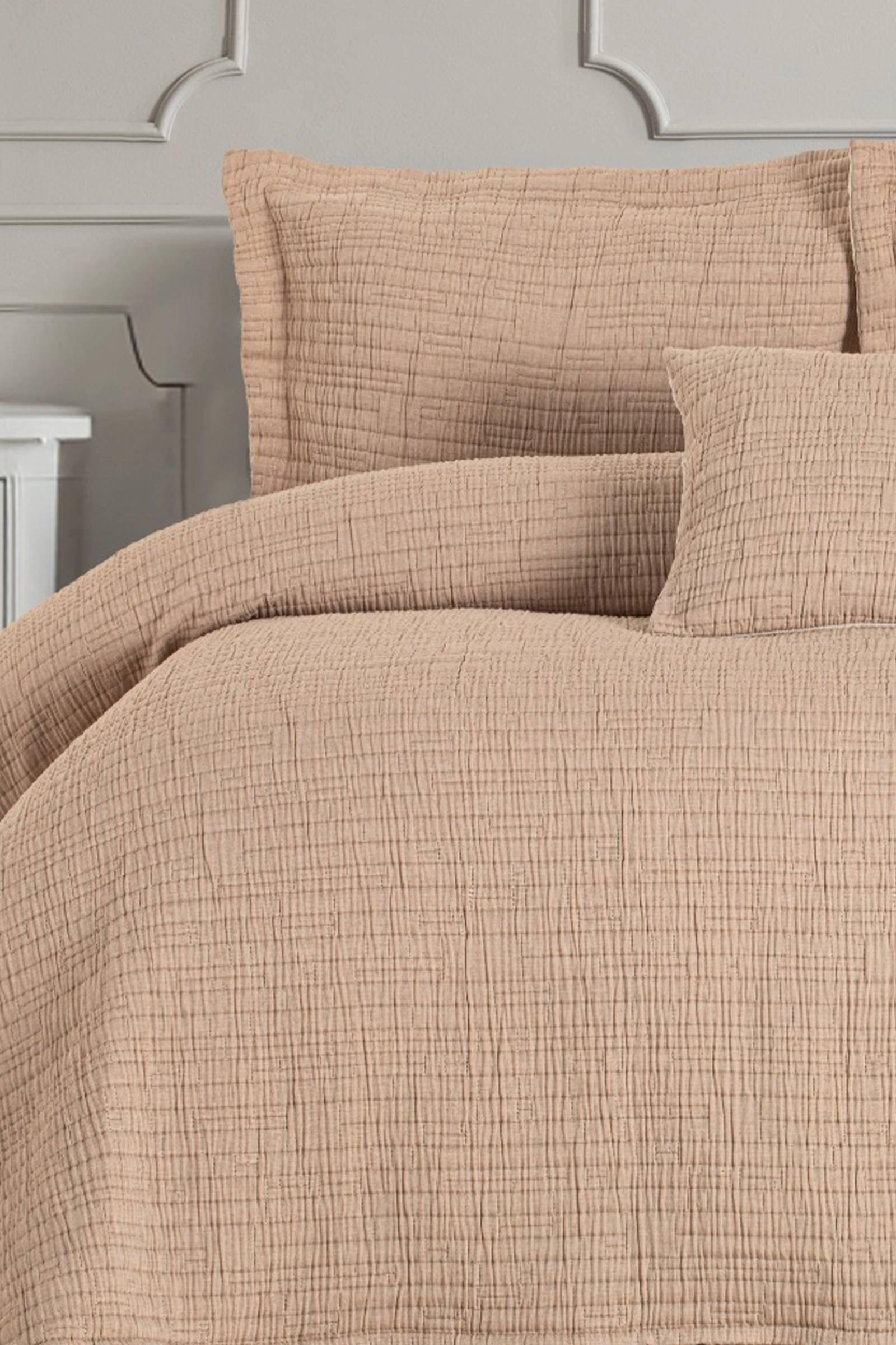 Özdilek Essence Çift Kişilik Yatak Örtüsü (Bej)