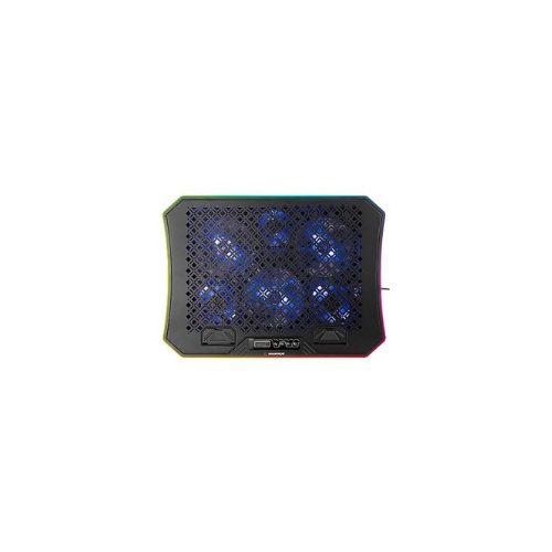 RAMPAGE AD-RC34 Metafor 6 Fanlı RGB Işıklı 10-19 inç Laptop Soğutucu Stand Siyah