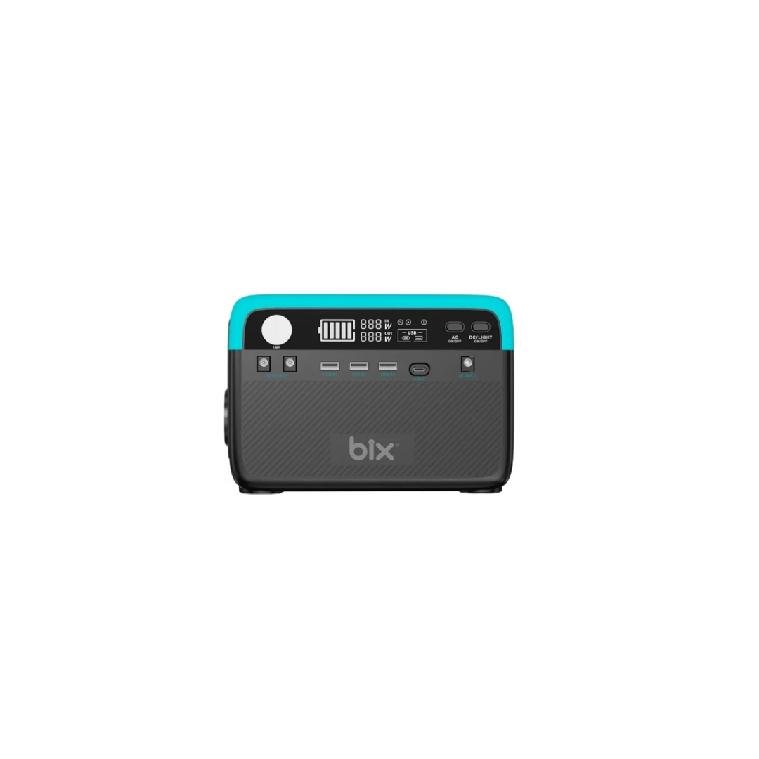Bix PS60K 300W Taşınabilir Güç İstasyonu 192Wh LiFePO4 Batarya Güneş Paneli Uyumlu Power Station