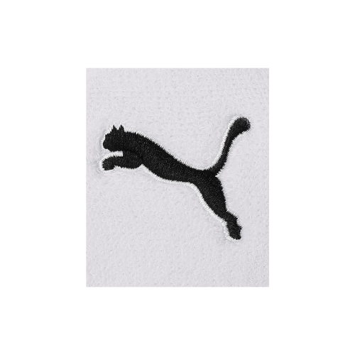 Puma Knitted Cat Wristband Unisex Yetişkin Spor Bilekliği, white-black, Tek Beden