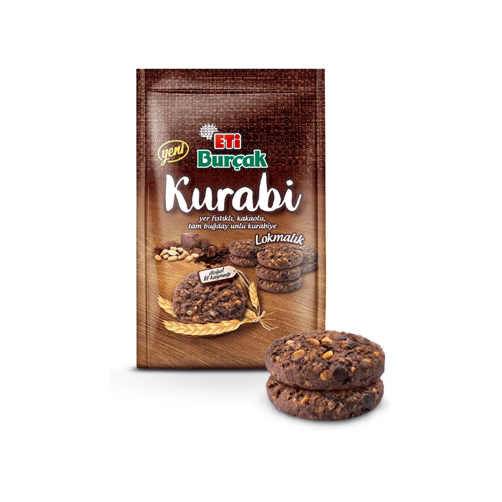 Eti Burçak Kurabi Kakaolu Torba 150 Gr x 12 Adet