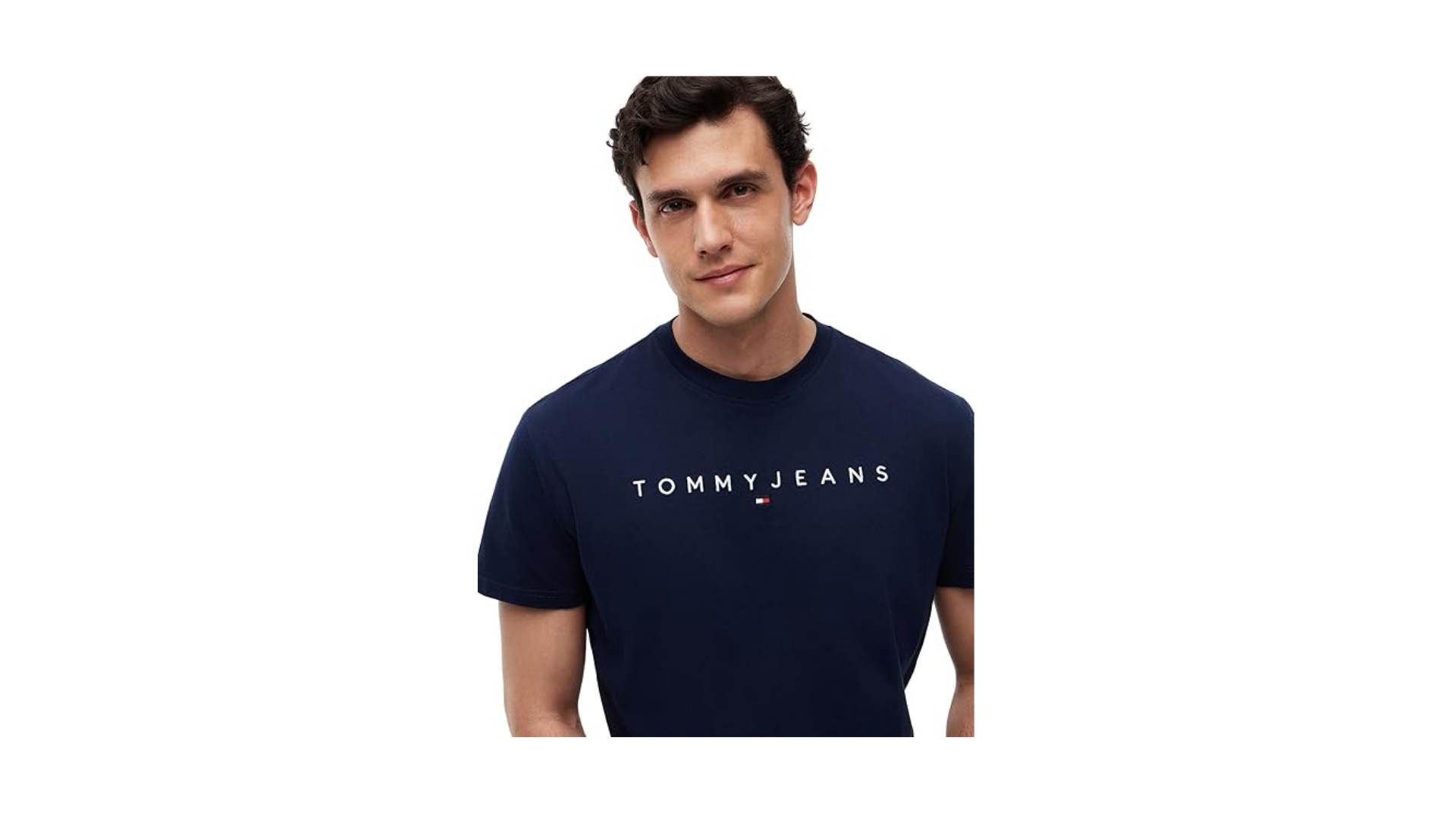 Tommy Jeans TJM REG LINEAR LOGO TEE EXT Tişört Erkek
