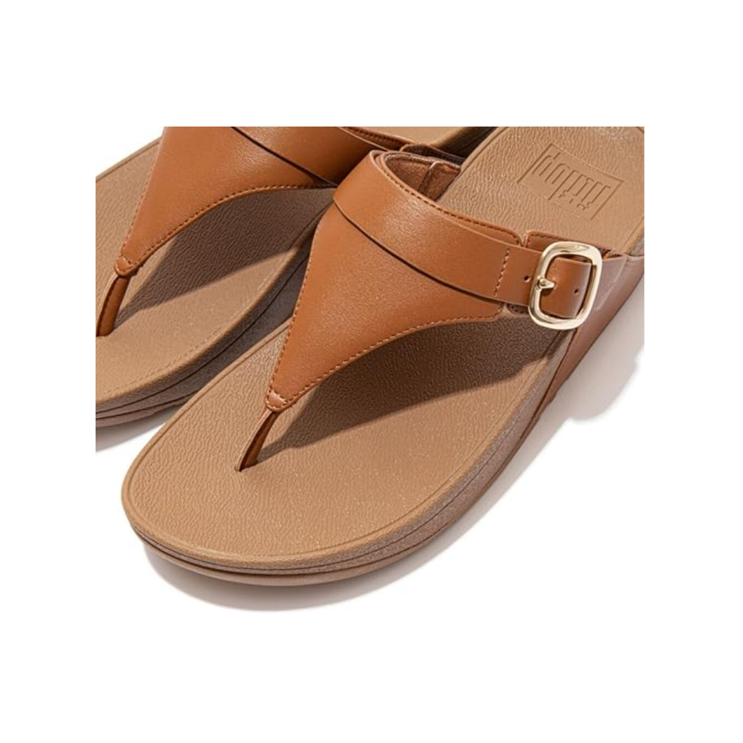 FITFLOP Lulu ayarlanabilir deri parmak postası Sandalet Kadın