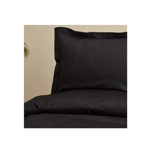 Karaca Home Uniq %100 Pamuk Çift Kişilik Saten Nevresim Takımı Siyah