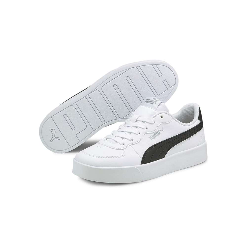 Puma Skye Clean Spor Ayakkabı Kadın Beyaz - Siyah