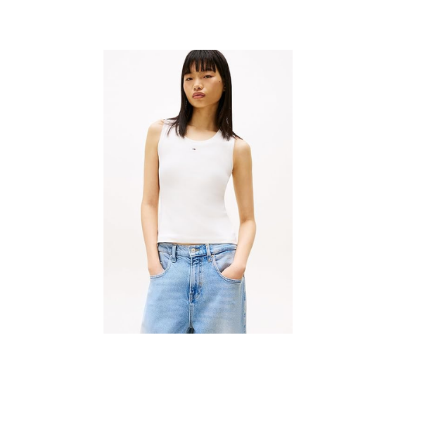 Tommy Jeans TJW ESSENTIAL RIB TANK EXT Tişört Kadın