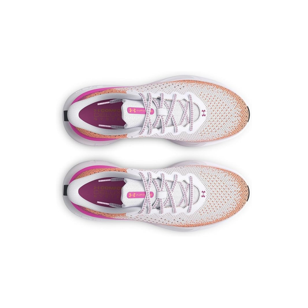 Under Armour UA W Infinite Spor Ayakkabı Kadın Beyaz - Turuncu - Pembe