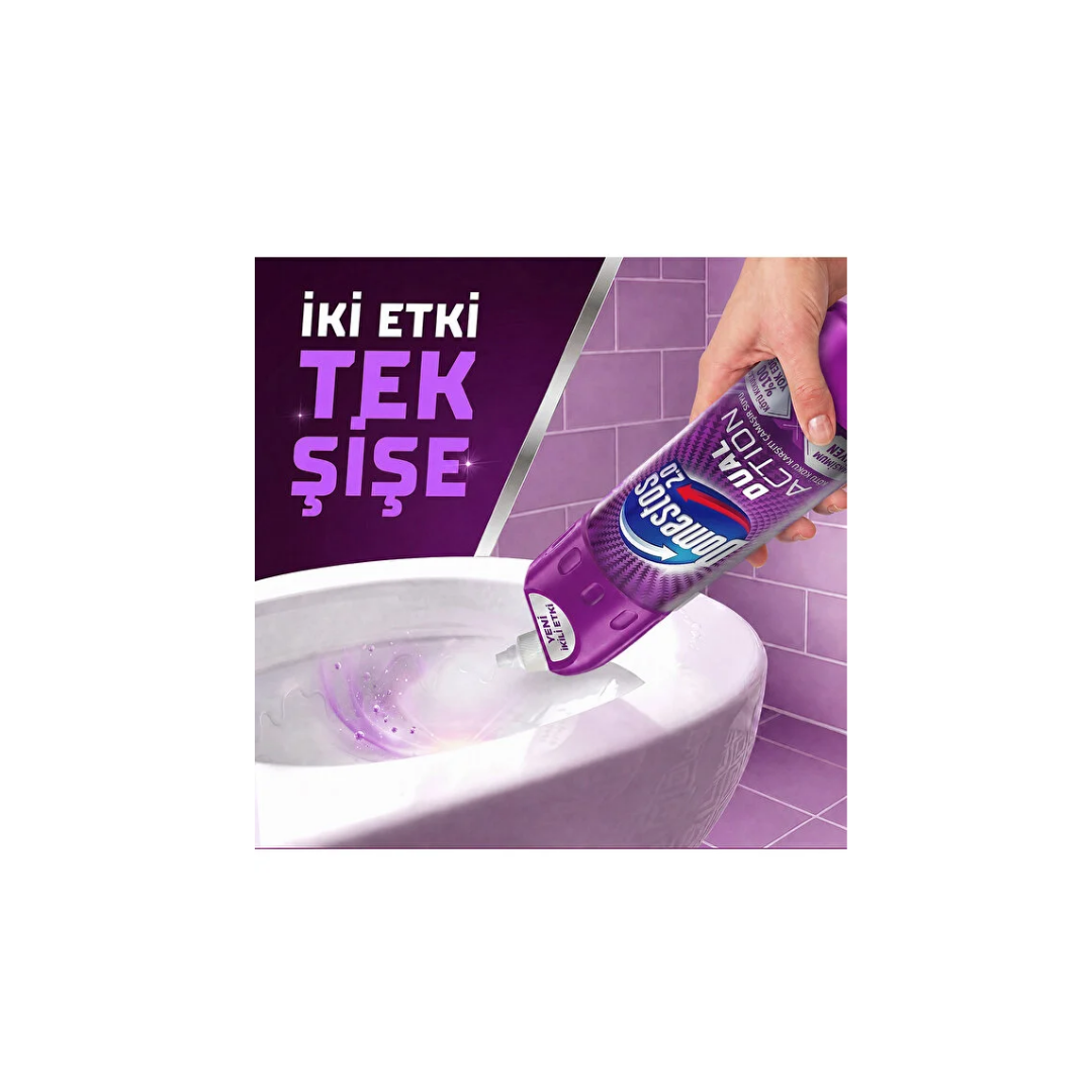 Domestos Dual Action Kötü Koku Karşıtı Çamaşır Suyu 750 ml x3
