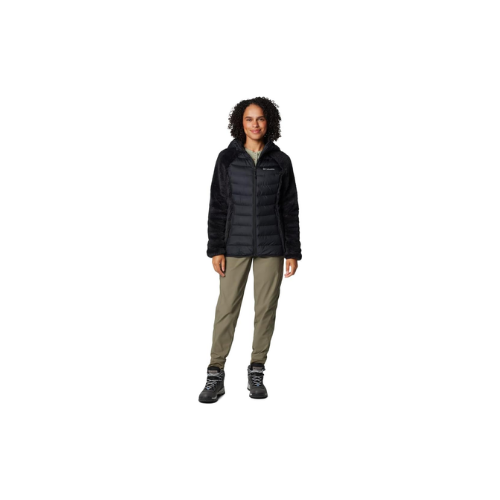 Columbia Powder Lite 2 Sherpa Hybrid Jacket Pufferjjacke Kadın Siyah