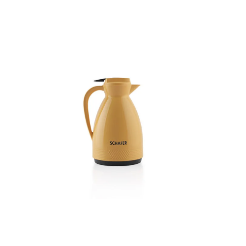 Schafer Kitchen House Sarı 1 lt Cam Termos