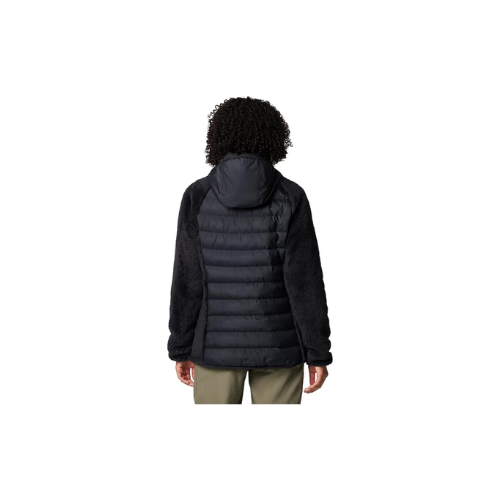Columbia Powder Lite 2 Sherpa Hybrid Jacket Pufferjjacke Kadın Siyah
