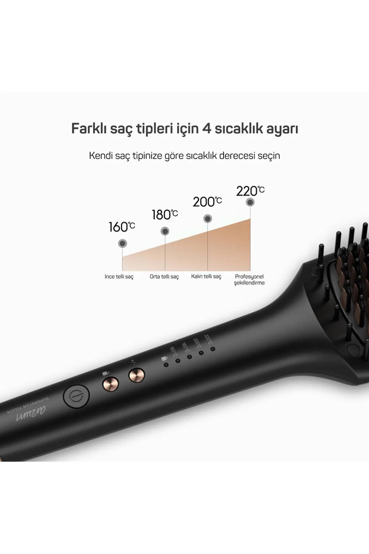 Arzum Superstar Touch AR 5068 Saç Düzleştirici Fırça