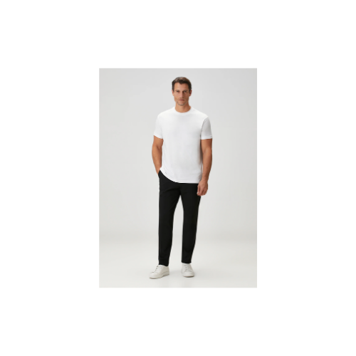 Qsimple Muscle Up Fit Tişört - Beyaz