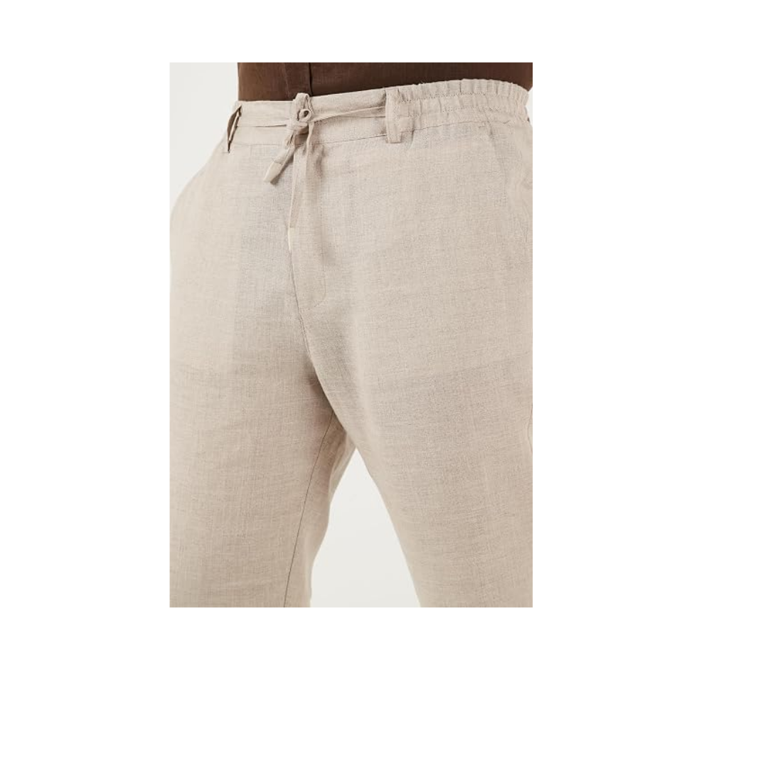 Buratti Keten Regular Fit Normal Bel Düz Paça Pantolon Erkek PANTOLON CF26S6110228
