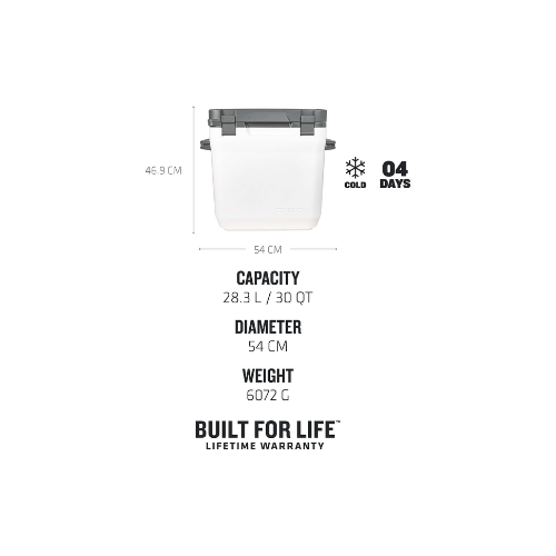 Stanley Adventure Taşınabilir Soğutucu Kamp Buzluğu 28.3 Litre Beyaz