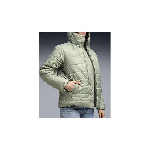 Puma Ess Hooded Padded Jacket Mont Kadın Yeşil
