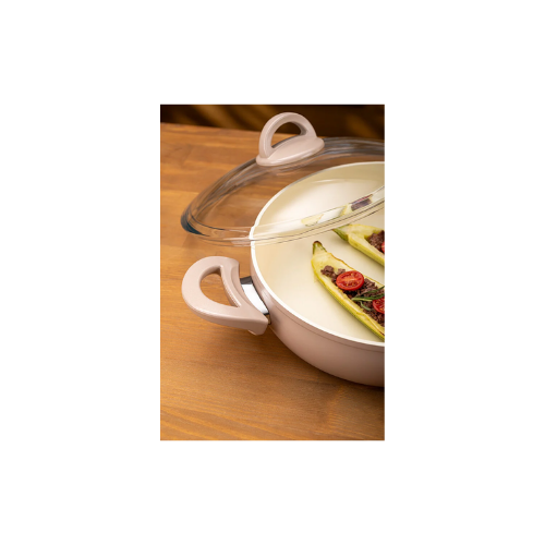 Emsan Crystal 7 Parça Güveç Seti Rose