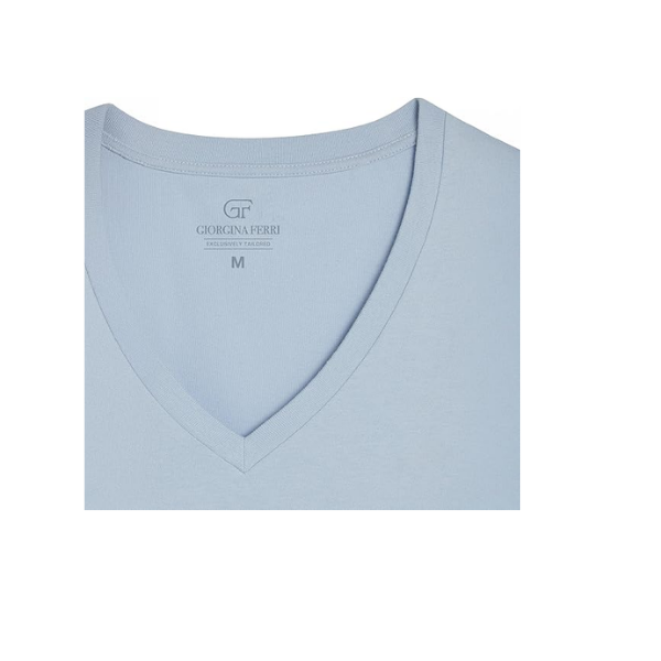 Giorgina Ferri 3'lü Kutu Premium Kadın V Yaka Tee T-shirt Rosie