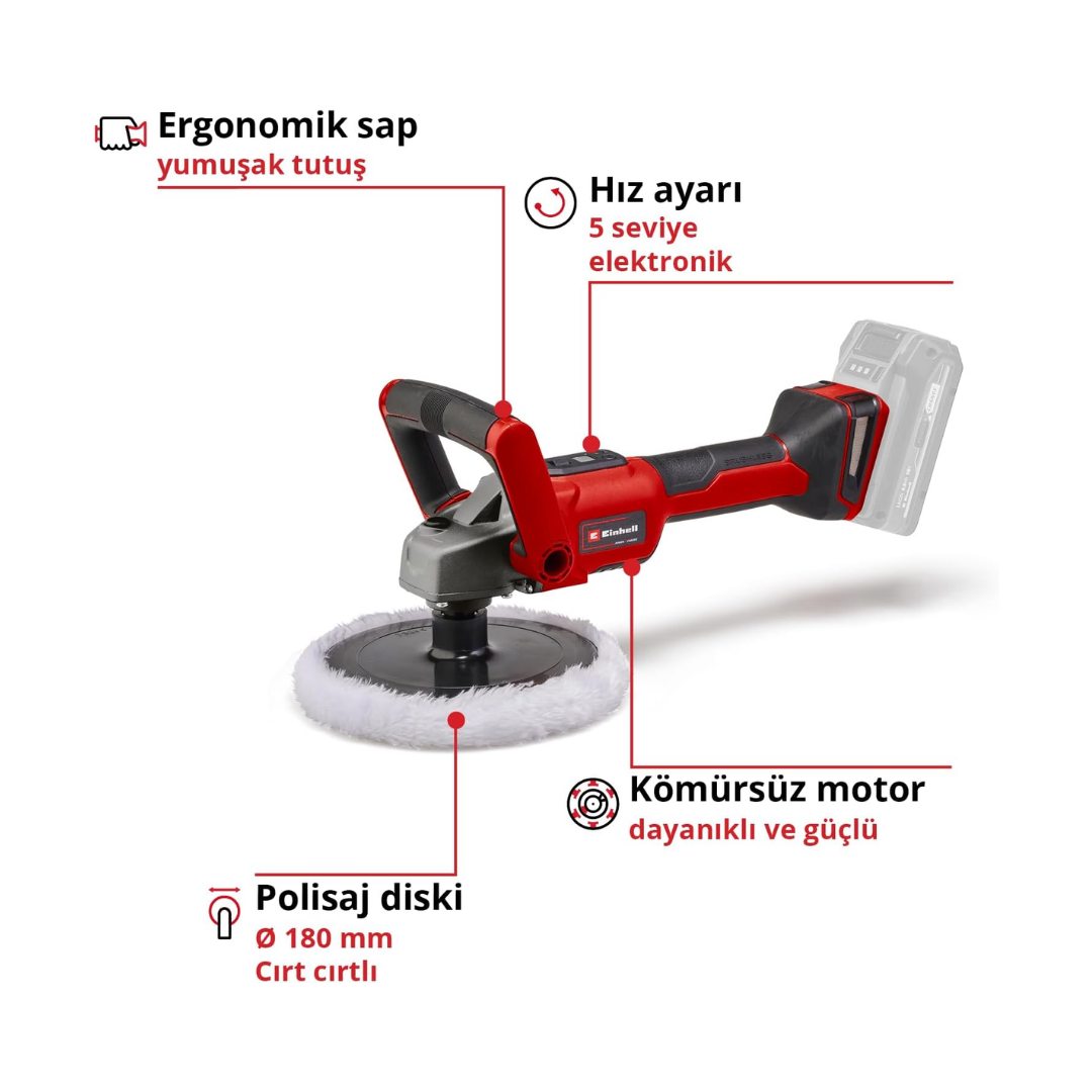 Einhell Akülü Polisaj/Zımpara Makinesi