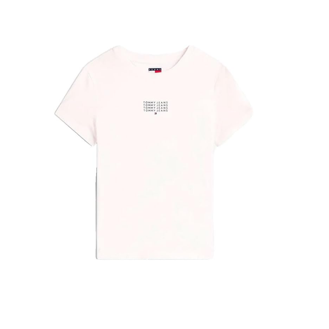 Tommy Hilfiger TJW SLIM MULTI LINEAR SS TEE T-shirt Kadın