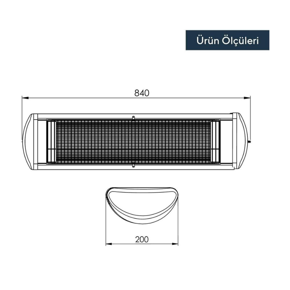 Kumtel Ex 23  2300W  Süper Ecoray 2300 Watt İnfrared