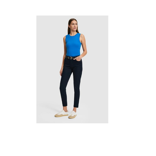 U.S. Polo Assn. Kadın Kobalt Tişört Basic 50323534-VR077
