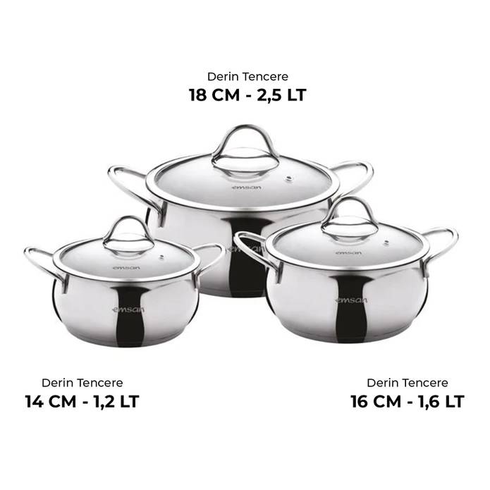 Emsan Cemre Midi Set 6 Parça