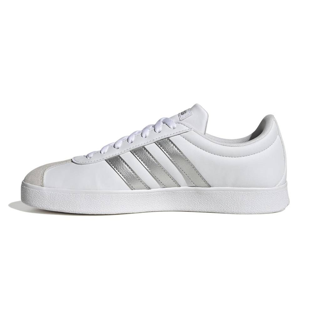 Adidas VL Court Base Spor Ayakkabı Kadın Beyaz - Gri