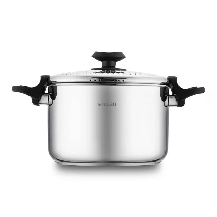 Emsan Azur Çelik Makarna Tenceresi 22 cm