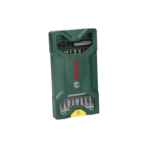 Bosch Professional Accessories X/Line Mini 25 Parça Vidalama Seti Plastik Kutu Yeşil