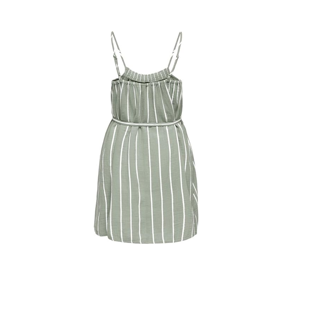 Only Kadın Mini Gündelik Elbise Onlnora Strap Smock Dress Ptm