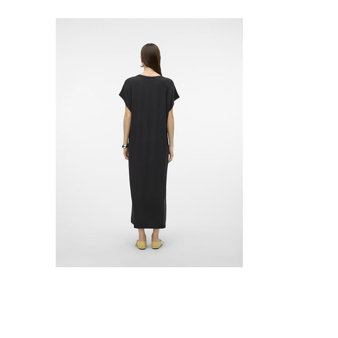 VERO MODA VMSINI SMART SS O-NECK 7/8 DRESS VMA Elbise Kadın