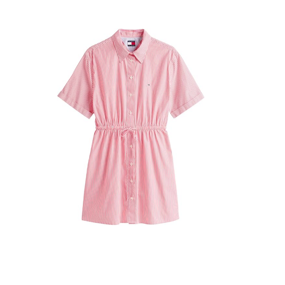 Tommy Hilfiger TJW MINI STRIPE SHIRT DRESS Elbise Kadın