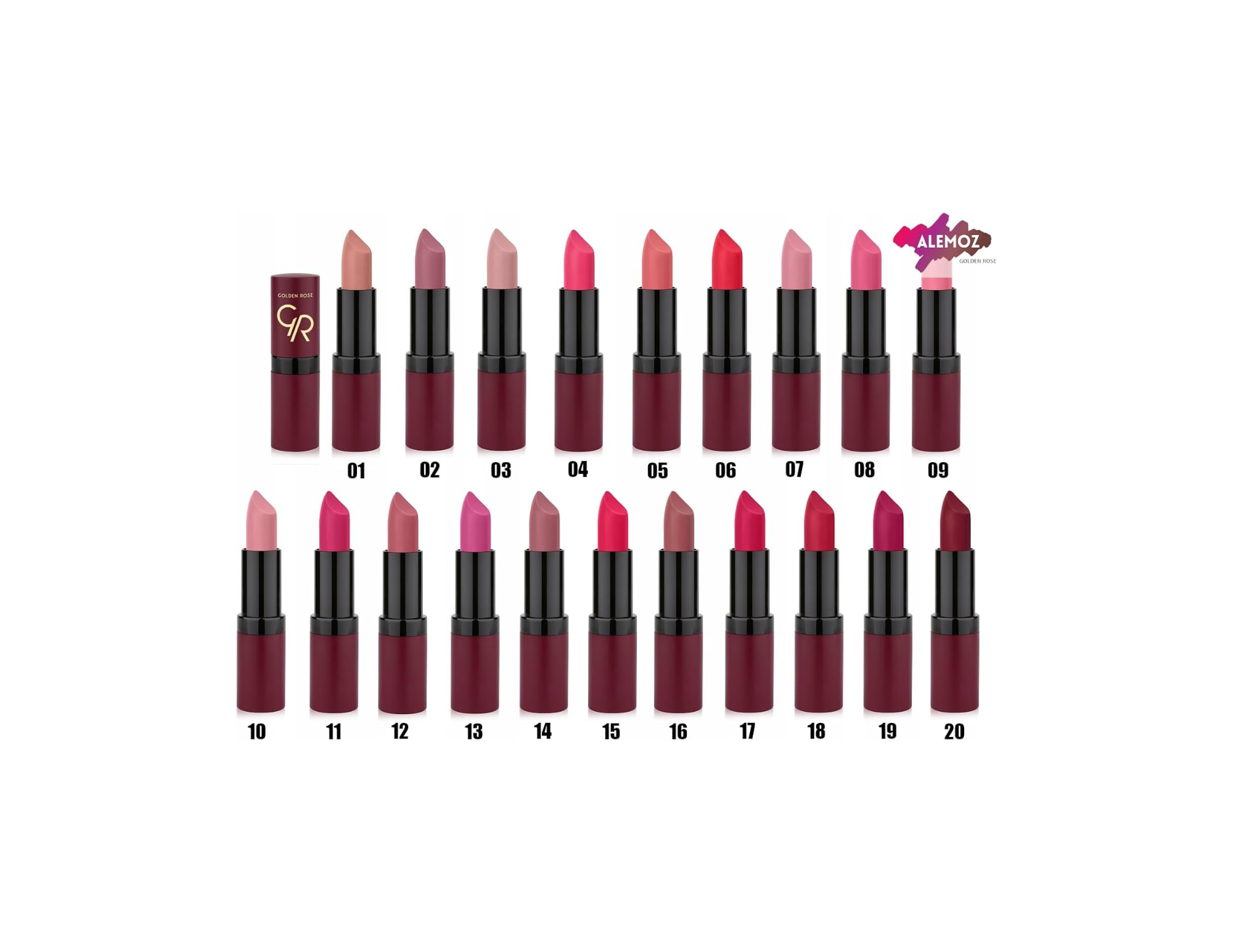 Golden Rose Velvet Matte Lipstick Ruj No: 31