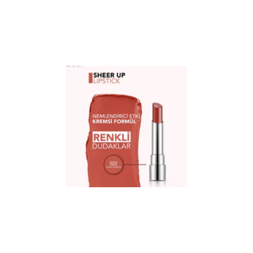 Flormar Sheer Up Ruj No: 022 Daring Whisper