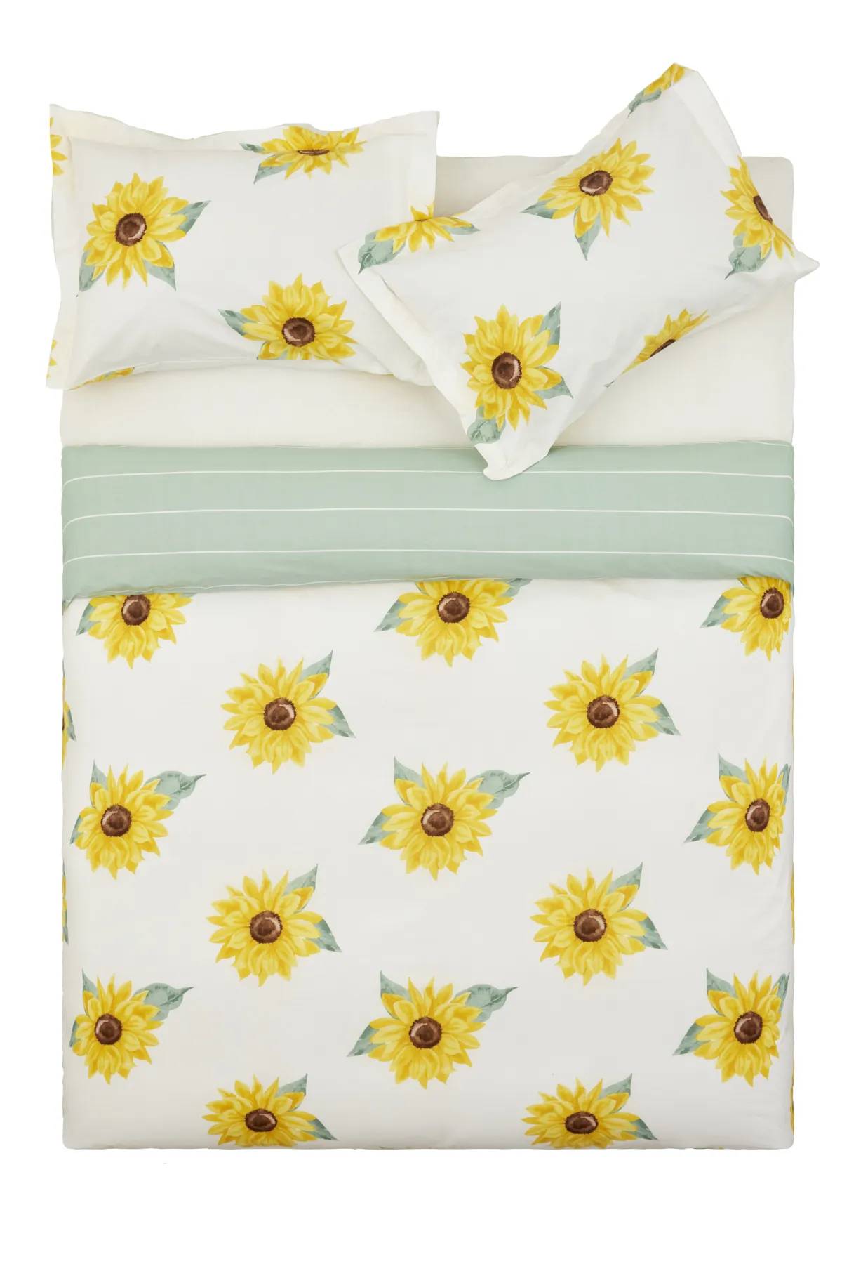 Karaca Home Conrad %100 Pamuk Çift Kişilik Nevresim Takımı Yeşil (PP)