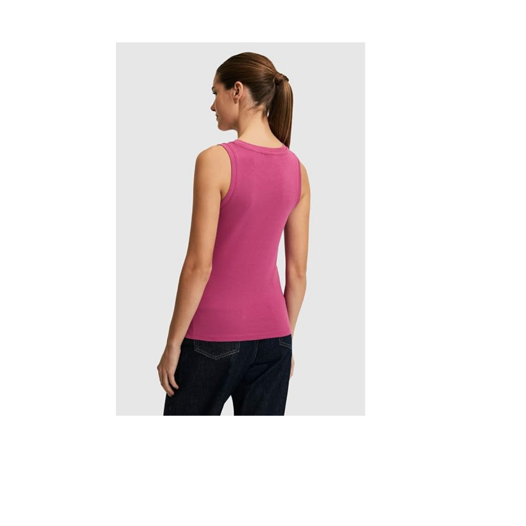 U.S. Polo Assn. Kadın Fuşya Tişört Basic 50323534-VR023
